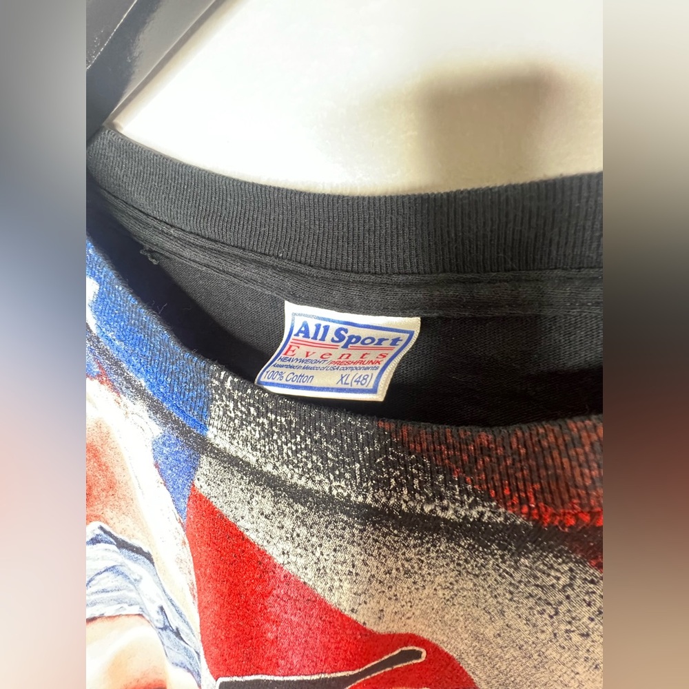 Vintage 90s Ted Nugent Concert T Shirt XL Single Stitch All Sport USA Americana - Picture 5 of 13